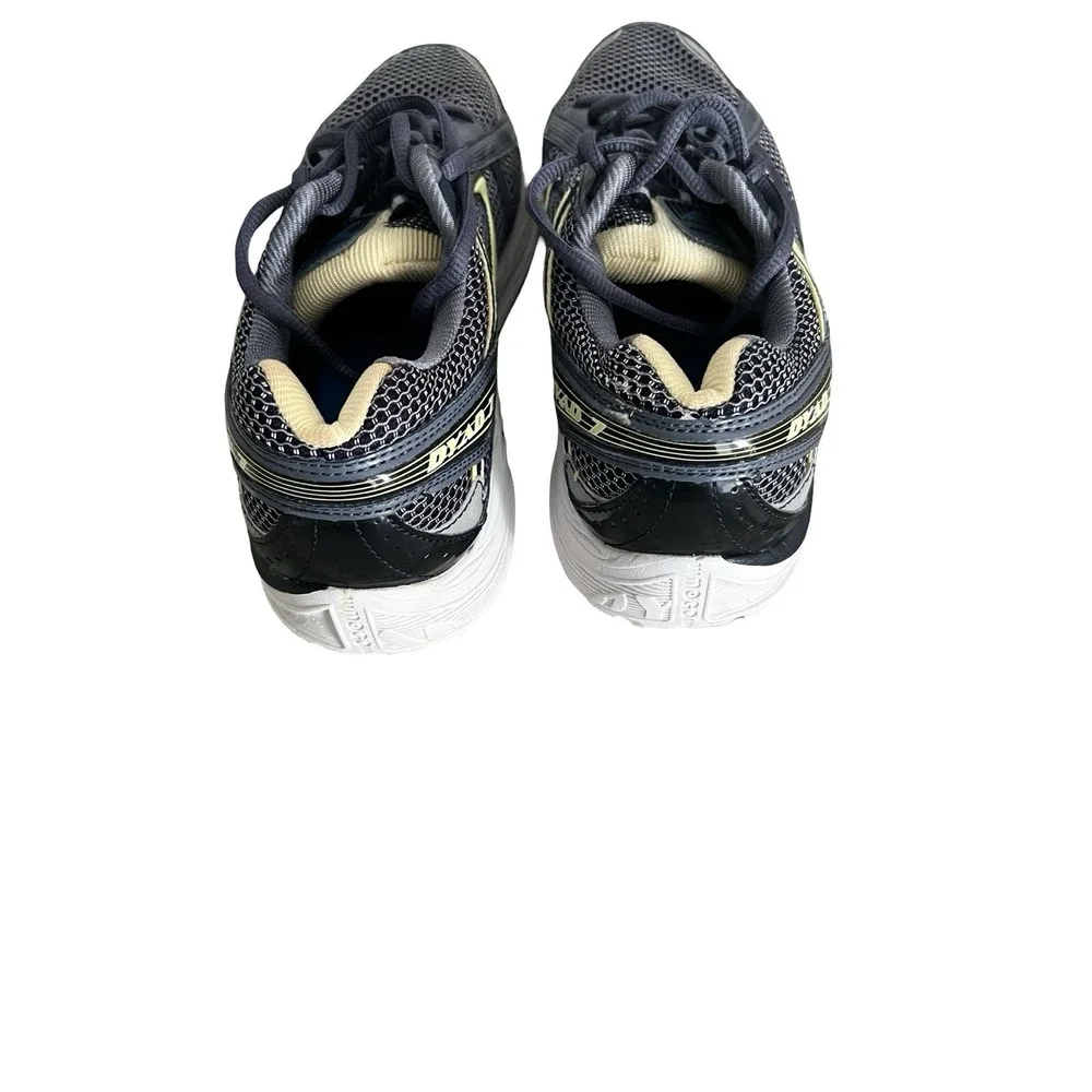 Brooks Dyad 7 Yellow Athletic Road Running Walking Sneakers Womens Shoes Size 8D